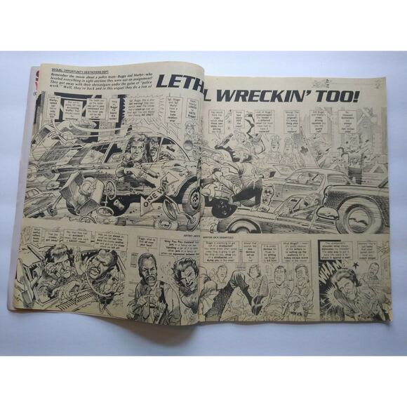 MAD Magazine March 1990 No 293 Lethal Weapon Movie Satire Parody Mel Gibson - Picture 5 of 9